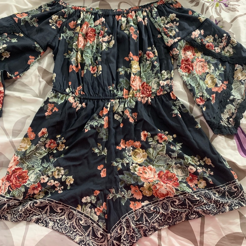 Pretty Rose Romper - Picture 9 of 11